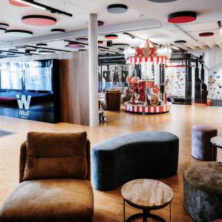 Area 500 play area with children´s carousel