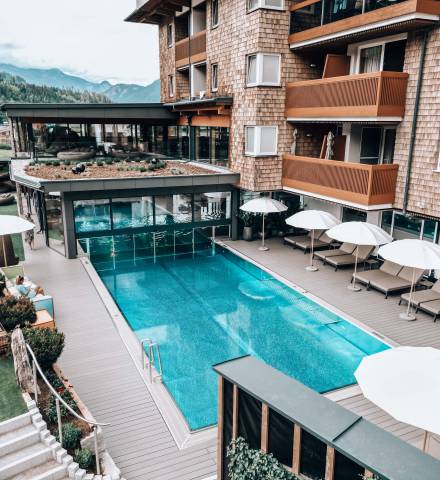 Aussenpool des Mia Alpina