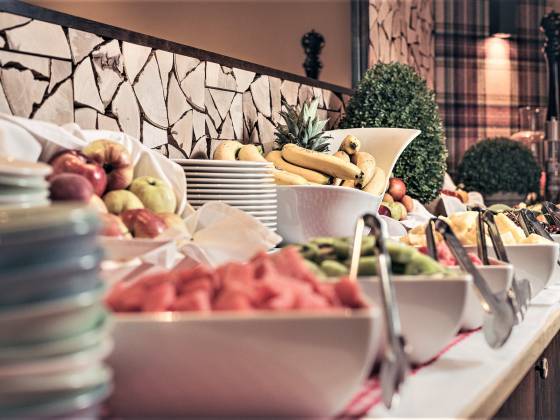 Frühstücksbuffett im Mia Alpina