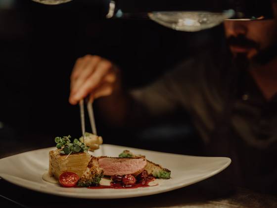 Essen wird angerichtet