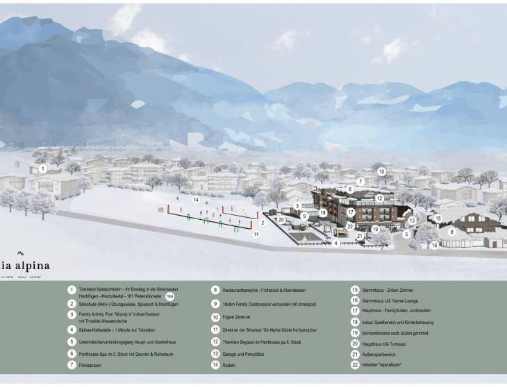 Mia Alpina Resortkarte