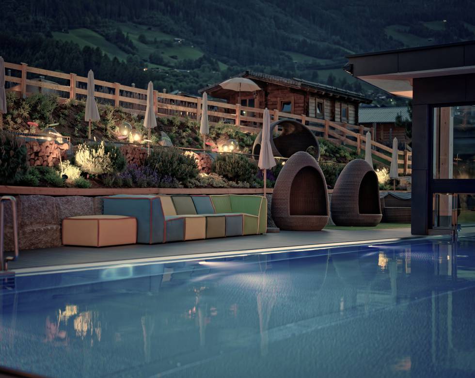 Woodys Activity Pool Aussenbereich