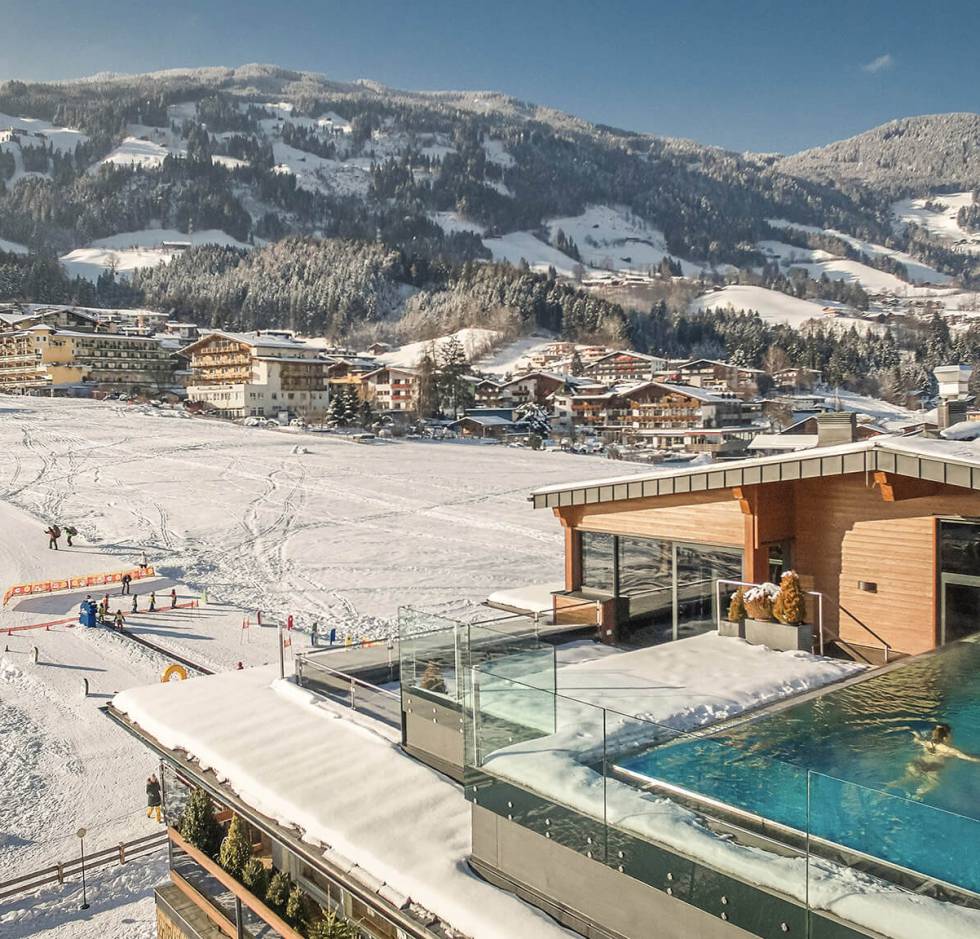alpina Zillertal with ski area